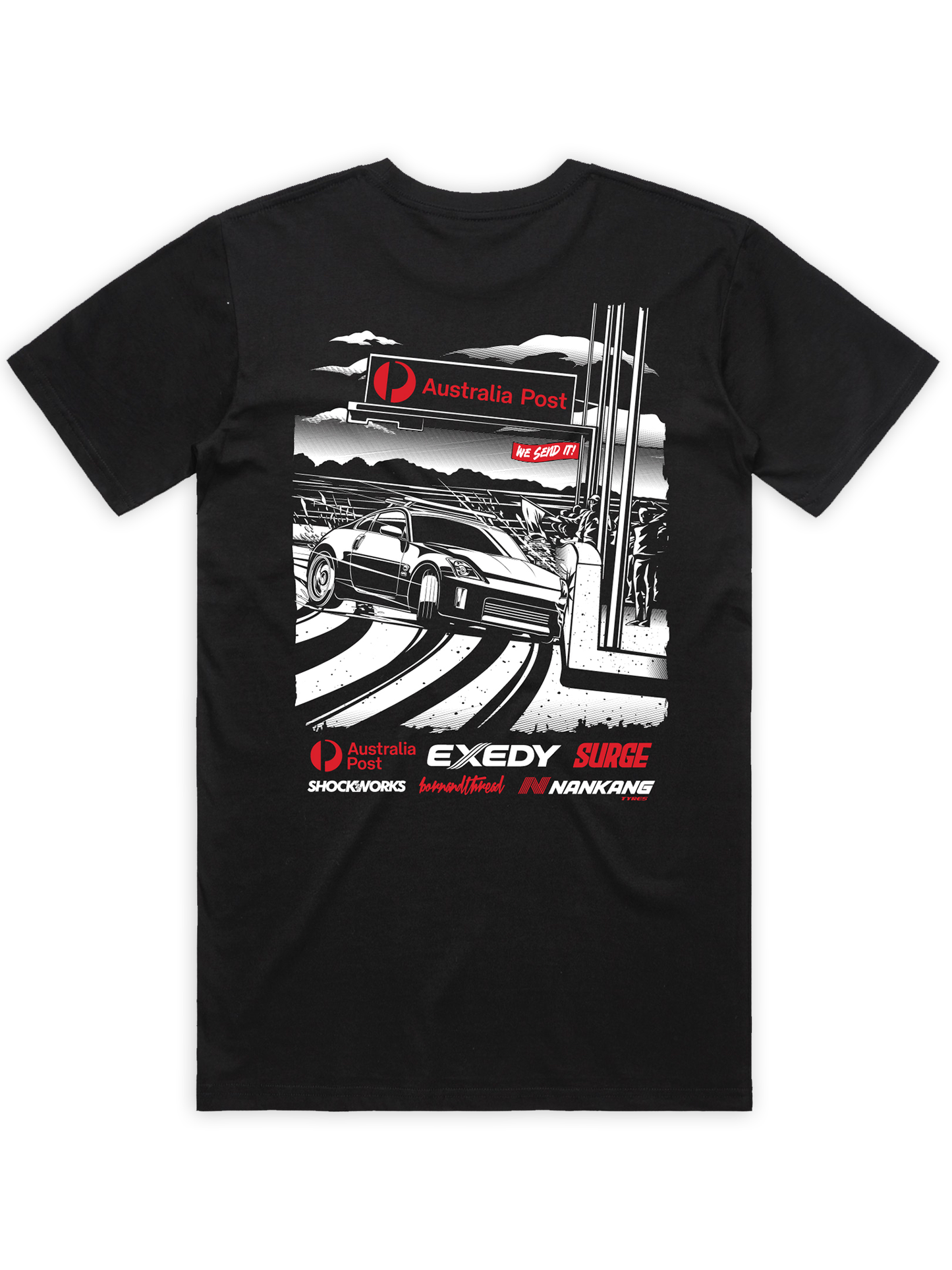 AUSTRALIA POST 350Z SEND IT T-SHIRT