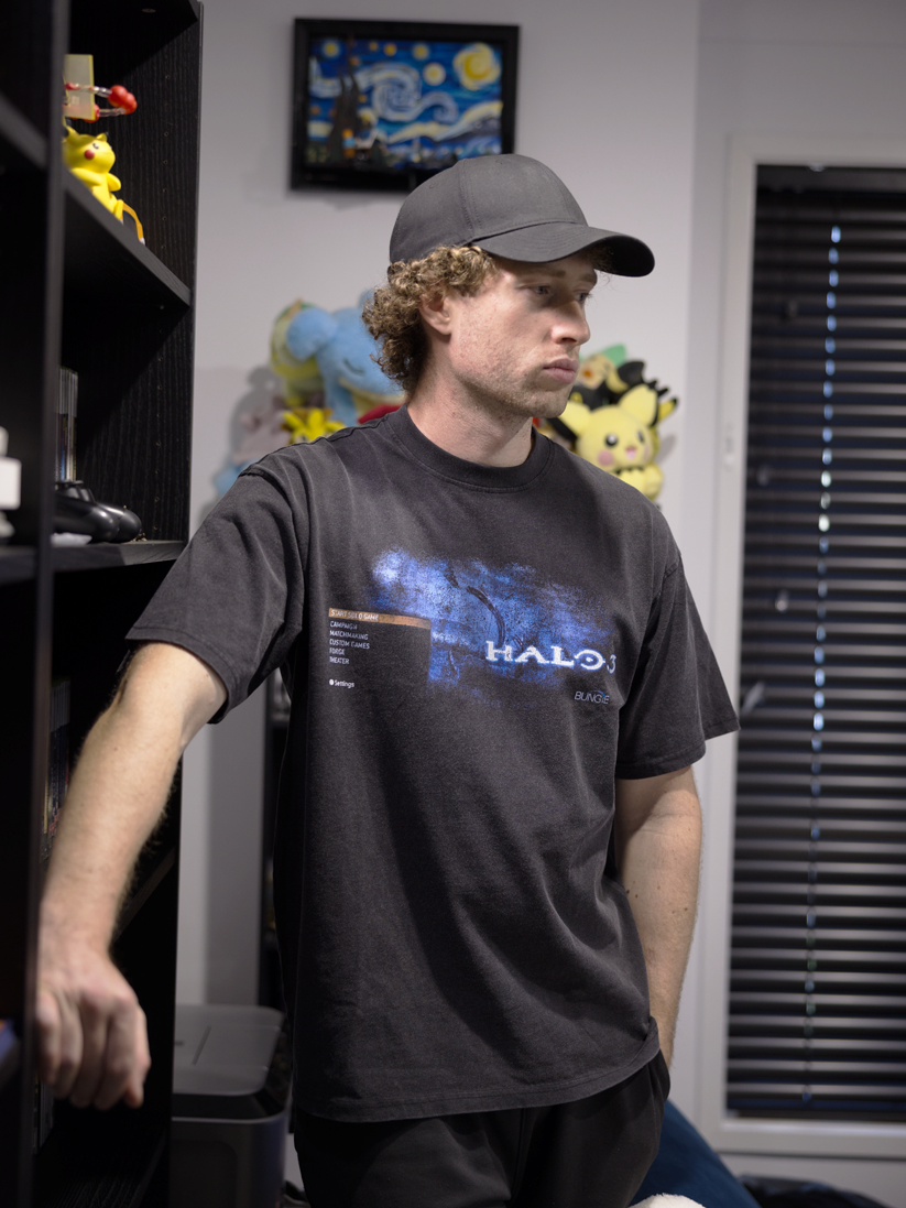 VINTAGE HALO 3 MENU T-SHIRT