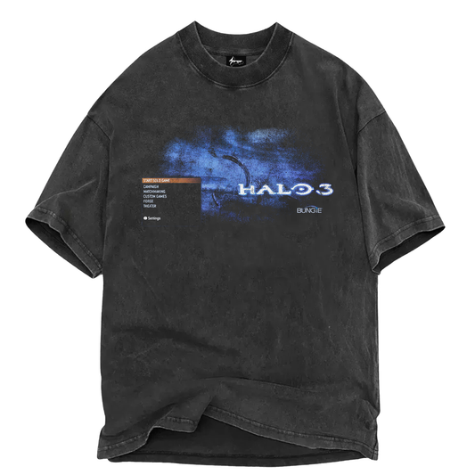 VINTAGE HALO 3 MENU T-SHIRT