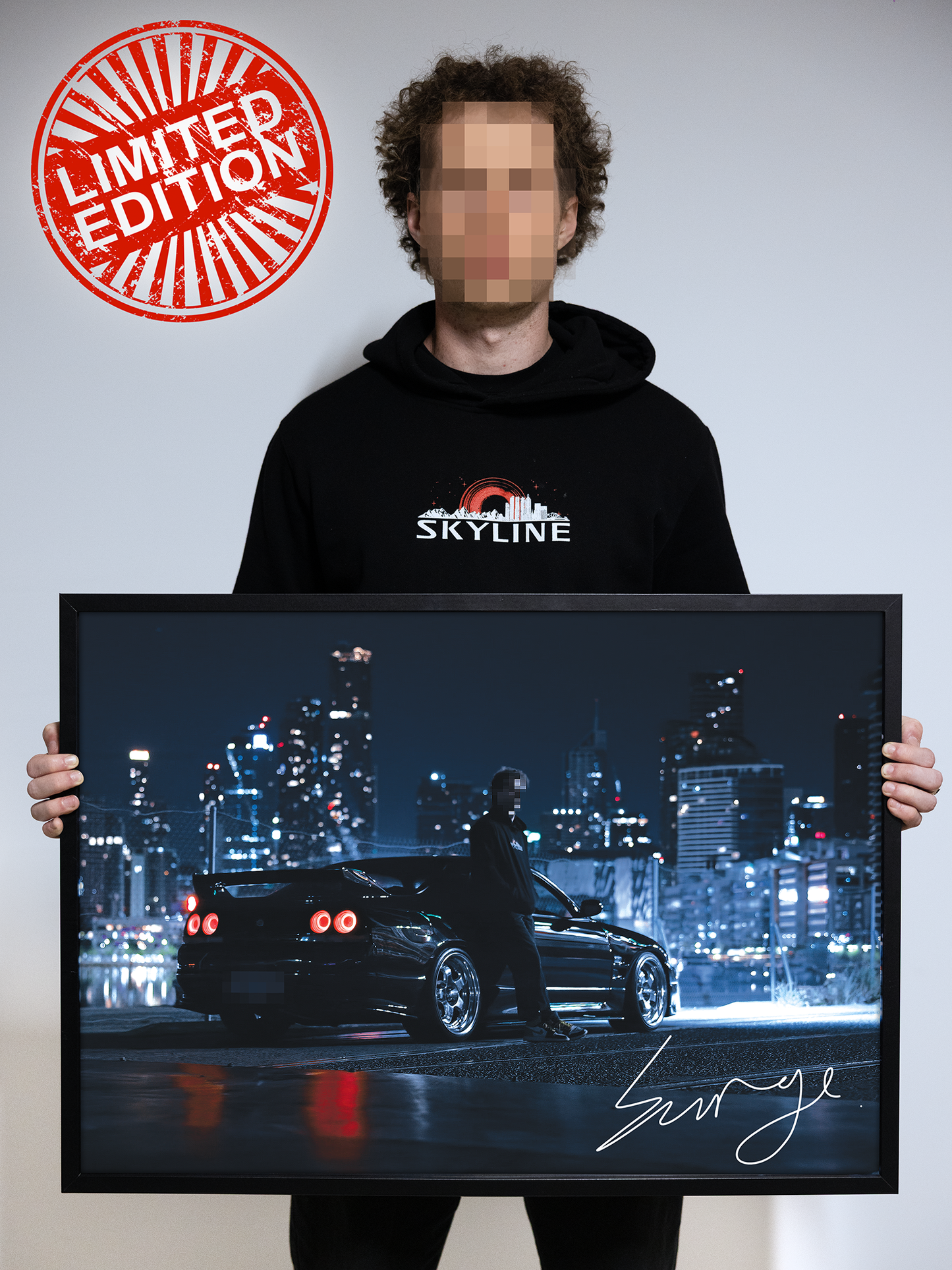 LIMITED EDITION R33 SKYLINE POSTER [AUTOGRAPHED]