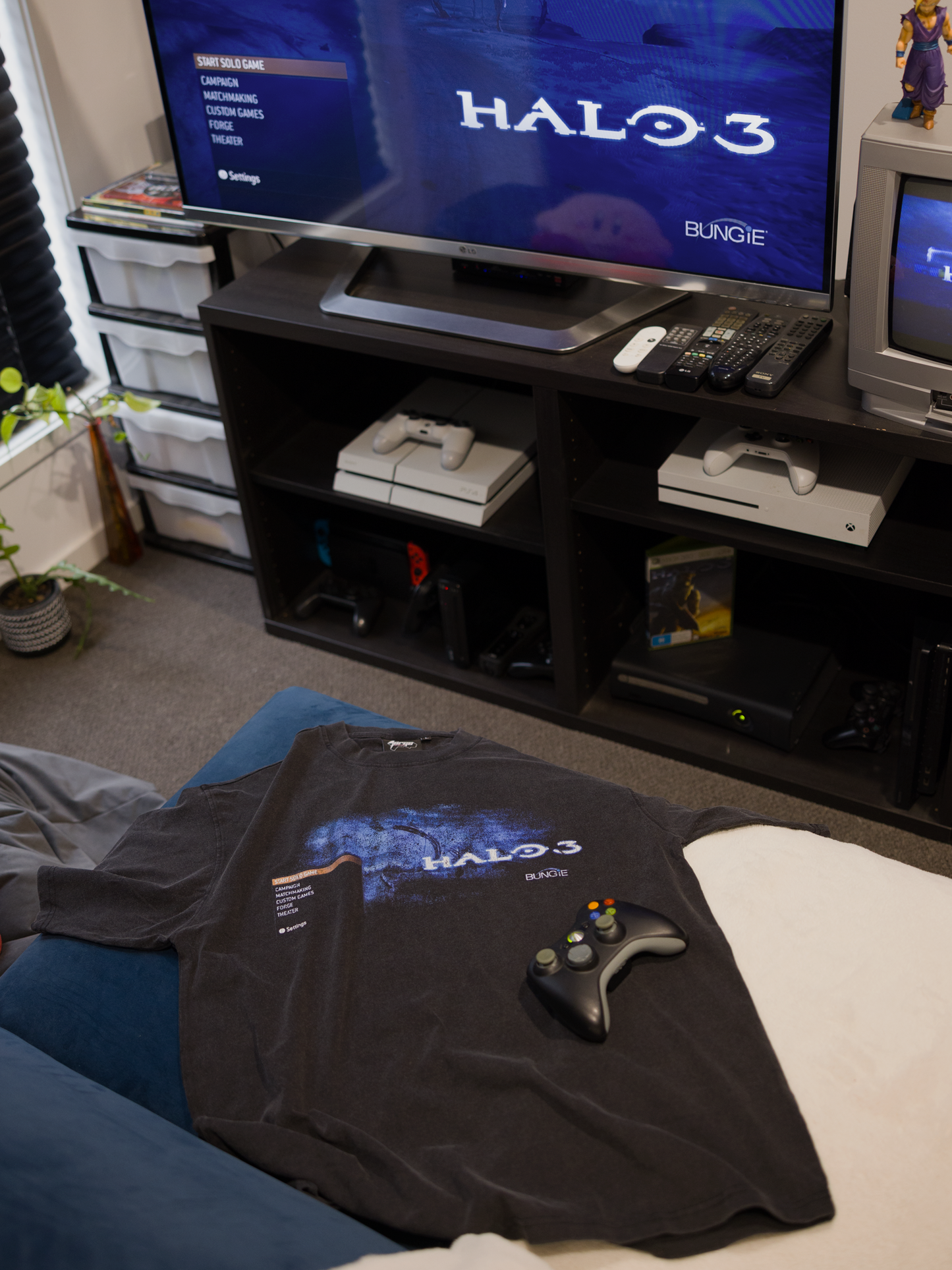VINTAGE HALO 3 MENU T-SHIRT