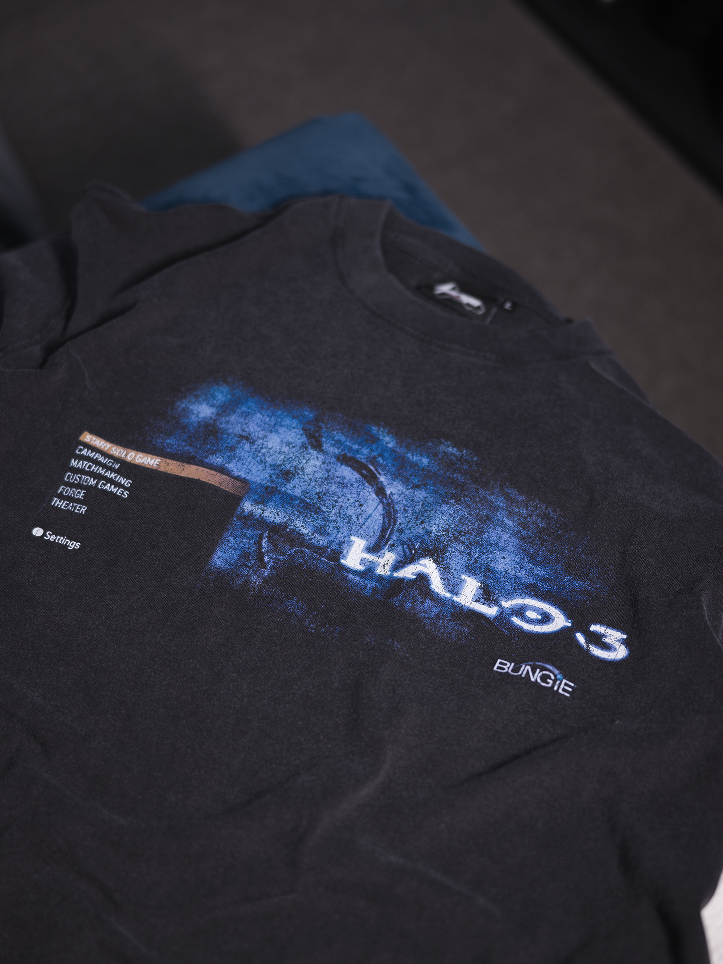 VINTAGE HALO 3 MENU T-SHIRT