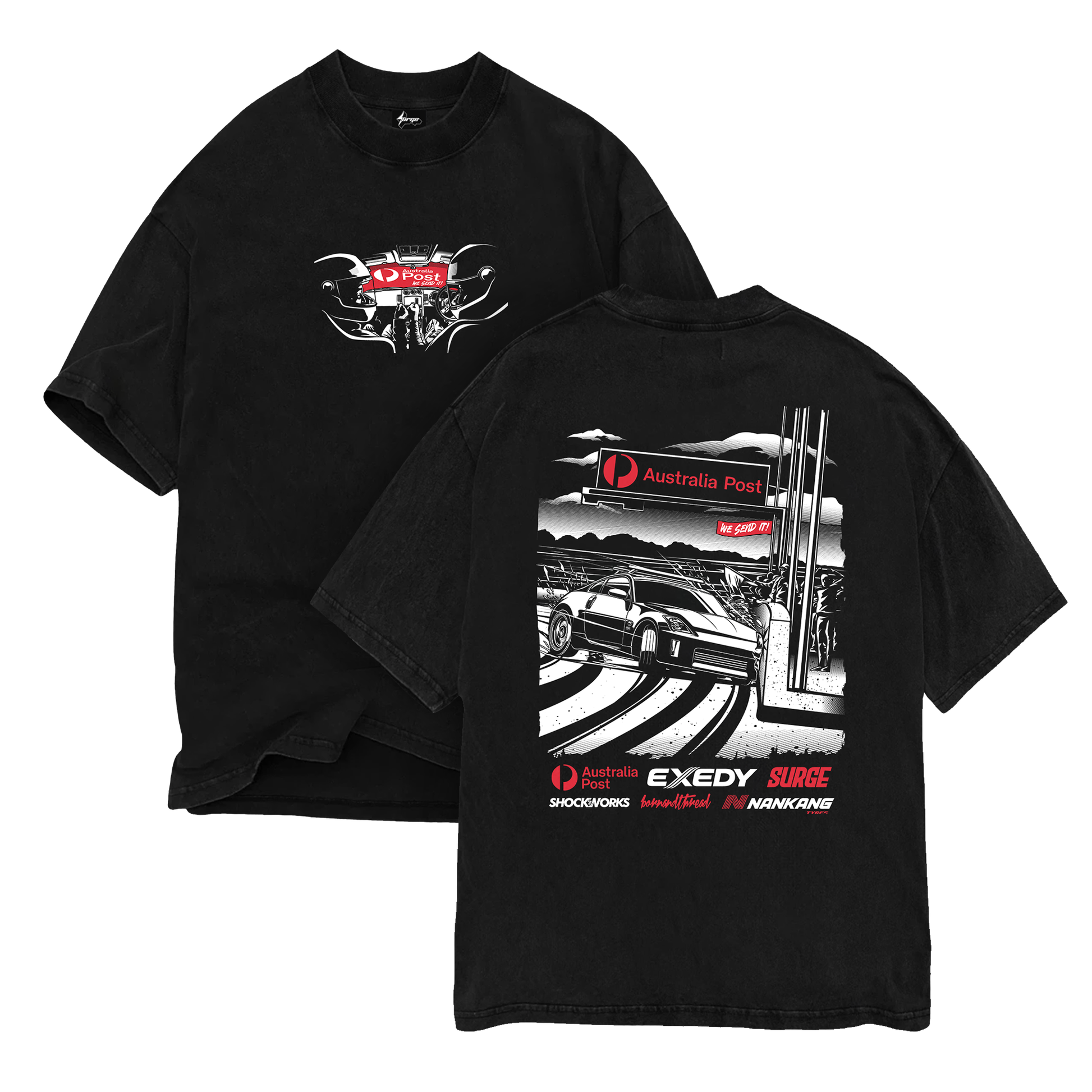 ★TY.jht_HE-kdbs★ AUSTRALIA POST 350Z SEND IT T-SHIRT – Benny Surge