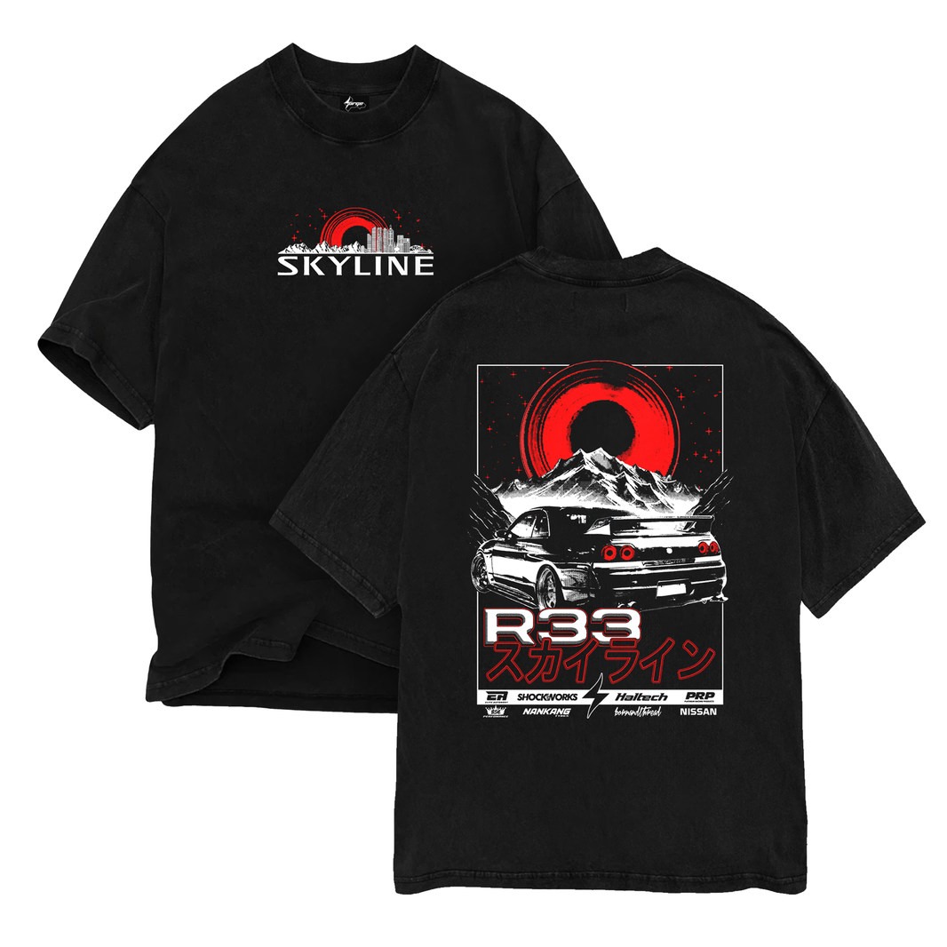 NISSAN SKYLINE R33 T-SHIRT